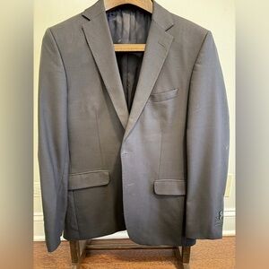 Massimo Dutti Navy Blue Windowpane Blazer, Men’s 40